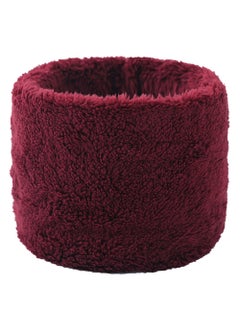 اشتري Unisex Winter Warm Knitted Neck WarmerWine Red Wine Red في السعودية