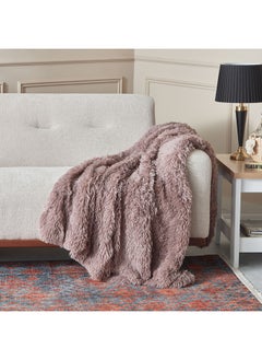 Buy Llahsa Fur Throw 152 x 127 cm in UAE