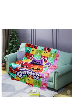 اشتري poppy playtime smiling crittersFlannel Throw Blanket  Super Soft Lightweight Air Conditioner Blanket Cooling Summer Blanket Towel Blanket for Couch في السعودية