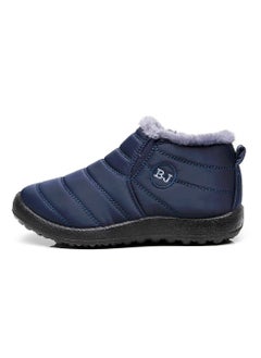 اشتري Ankle Boots Thermal Slip On Casual Footwear for Men Dark Blue في الامارات