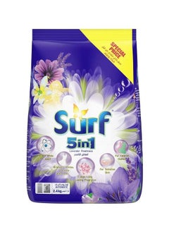 Buy 5 in 1 Detergent Washing Powder - Lavender Freshness 2.4kg in UAE