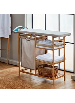 Buy Natura Bamboo Ironing Board with Laundry Bag 111 x 82 x 34 cm in Saudi Arabia