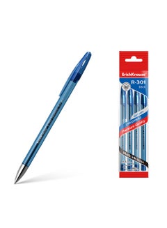 Buy Gel ink pen R-301 Original Gel 0.5, ink color: blue (polybag 4 pcs.) in UAE