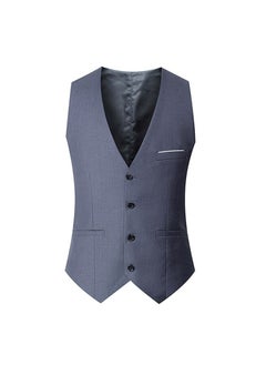 Buy Groomsman dress brothers suit vest mens vest waistcoat mens business suit vest slim fit summerFashion Gray Fashion Gray in Saudi Arabia