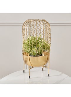 Buy Helix Metal Wired Planter Stand 20 x 41 x 20 cm in Saudi Arabia