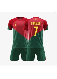 Buy Portugal home number 7 children's sports football jersey in Saudi Arabia