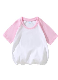 Buy Pure Cotton Student Children's T-Shirt Short Sleeves in UAE