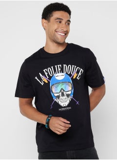 Buy Skull Crew Neck T-Shirt in Saudi Arabia