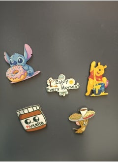 Buy Cute Cartoon Decorative Fridge Magnets (5 Pieces) - Mini Fridge Magnets in Egypt