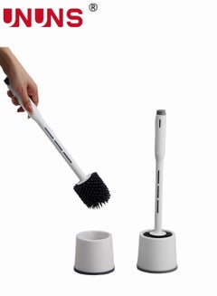 Buy Toilet Brush Holder,Refillable Handle Dispenser For Gel Toilet Cleaner ,Flexible TPR Brush Head,Toilet Brush With Holder in UAE