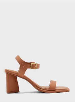 Buy Ankle Strap Mid Heel Sandals in Saudi Arabia