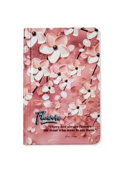 Buy Flowers A6 Printed Notebook Size 14*10 in Egypt