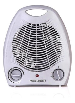 Buy Media Tech MT-001 Electric Fan Heater - White in Egypt