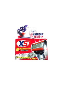 Buy X5 Razor blade 4 cartridges in UAE