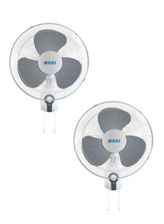 Buy 3 Speed Wall Fan white 2 set HWF3001 in UAE