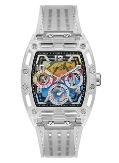 اشتري Phoenix Mens Clear Case Clear Silicone Watch GW0499G3 - 41.5mm في الامارات
