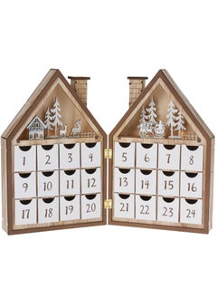 Buy Homesmiths Wooden House Advent Led in UAE