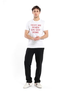 Buy Men R Neck Half Sleeves T-shirt in Egypt