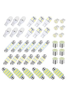 Buy LED Car Bulb Kit, 42 PCS T10, 31mm, 36mm, 41mm, 1157 LED Bulbs, Perfect Replacement for Dome, Map, Door, Courtesy and License Plate Lights in UAE