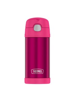 Buy Thermos Funtainer Stainless Steel Kids PinkBottle355Ml, F40123Pk, Kids Water Bottle With Straw, Insulated Flask, Hydration Bottle With Lid in UAE