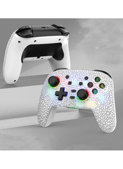 اشتري New Switch PRO Wireless Game Controller Bluetooth Six Axis Tactile Dual Vibration Macro Programming With RGB Light Effect في السعودية