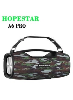 اشتري A6pro High-Power Bluetooth Speaker with Microphone Camouflage green في الامارات