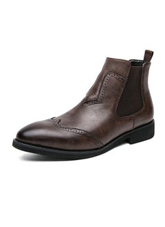 Buy New Men's Casual Leather Boots in UAE