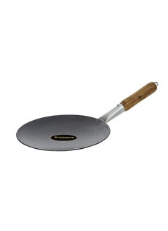 Buy Iron Tawa Indian Cooking Griddle Pan With Wooden Handle in UAE