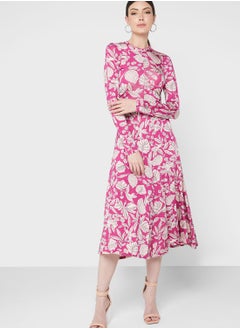 Buy Knitted Printed Dress in UAE