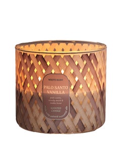 Buy Palo Santo Vanilla 3-Wick Candle in UAE