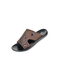 اشتري 008-3560 Barjeel Mens Arabic Sandals 63122 Brown في الامارات