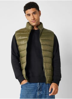 Buy Essential puffer vest in Saudi Arabia