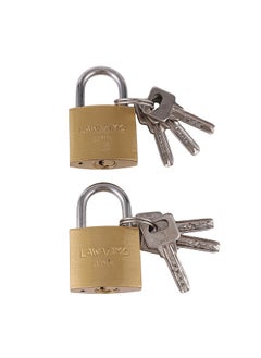 Buy 2-Piece Brass Padlock - 32mm in Saudi Arabia