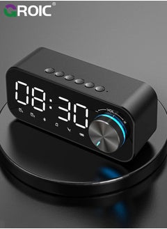 اشتري Dual Alarm Clock Radio with Weekday/Weekend, LED Display for Bedroom, USB Charging Port, Precise Volume Control, Auto-Off Timer في الامارات