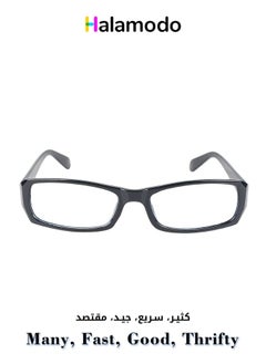 Buy Unisex Black Frame Fashion Glasses in Saudi Arabia