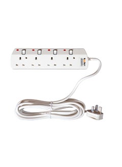 اشتري Koolen 4 Ways Power Extension Sockets 5 m White في السعودية