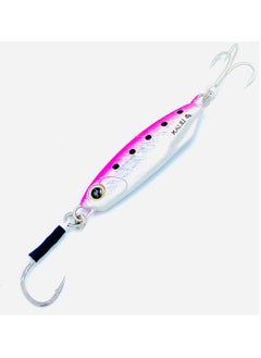 اشتري Oakura Kaiju Silver Pink Jig Set - 20g Weights, Extra Sharp BKK Hook, 10 Mesmerizing Colors - Lightweight Gear for Epic Fishing Adventures في الامارات