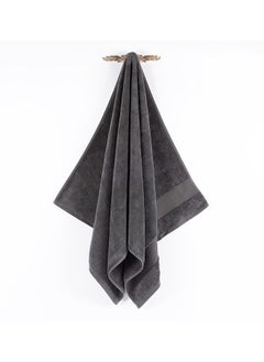 Buy Serra Bath Towel, Graphite - 600 GSM, 70x140 cm in UAE