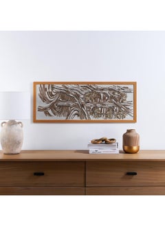 Buy Mircea Embellished Wall Art 100X40cm- Gold in UAE