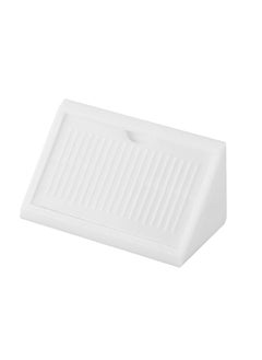 Buy Pvc Bracket With Plate White G701 L Shape Bracket Plastic Furniture Corner Brace Joint 10 Pieces in UAE