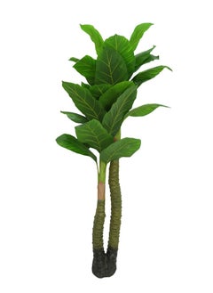 Buy Decorative Artificial Tree Green Long Leaves for Indoor/Outdoor Home Events Decoration 150x30x30cm in UAE