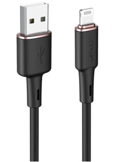 اشتري C2-02 USB-A to Lightning Silicone Charging and Data Cable - 1.2M في الامارات