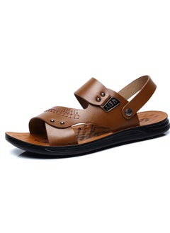 Buy New Men's Leather Casual Beach Shoes in UAE