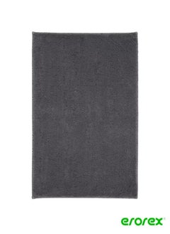 Buy Bath mat dark grey 50x80 cm in Saudi Arabia