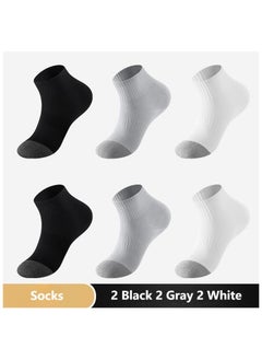 Buy 6 Pairs Of Boxed Men's Casual Sports Breathable Socks in UAE