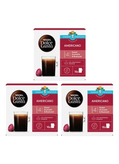 Buy Dolce Gusto Americano 16 Count 10grams pack of 3 in UAE