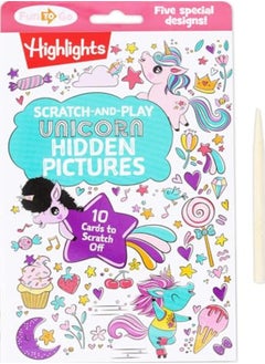 Buy ScratchAndPlay Unicorn Hidden Pictures in UAE