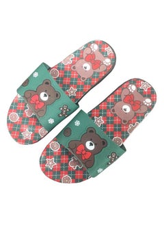 Buy Women Fashion Summer Bear Slippers Outdoor or Indoor Flat Beach Sandals in UAE