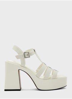 Buy Jeni Ankle Strap High Heel Sandals in UAE