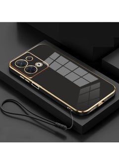 Buy Mobile Phone Case for Infinix Note 30 5G Electroplated Protective Case Gold-Black in Saudi Arabia